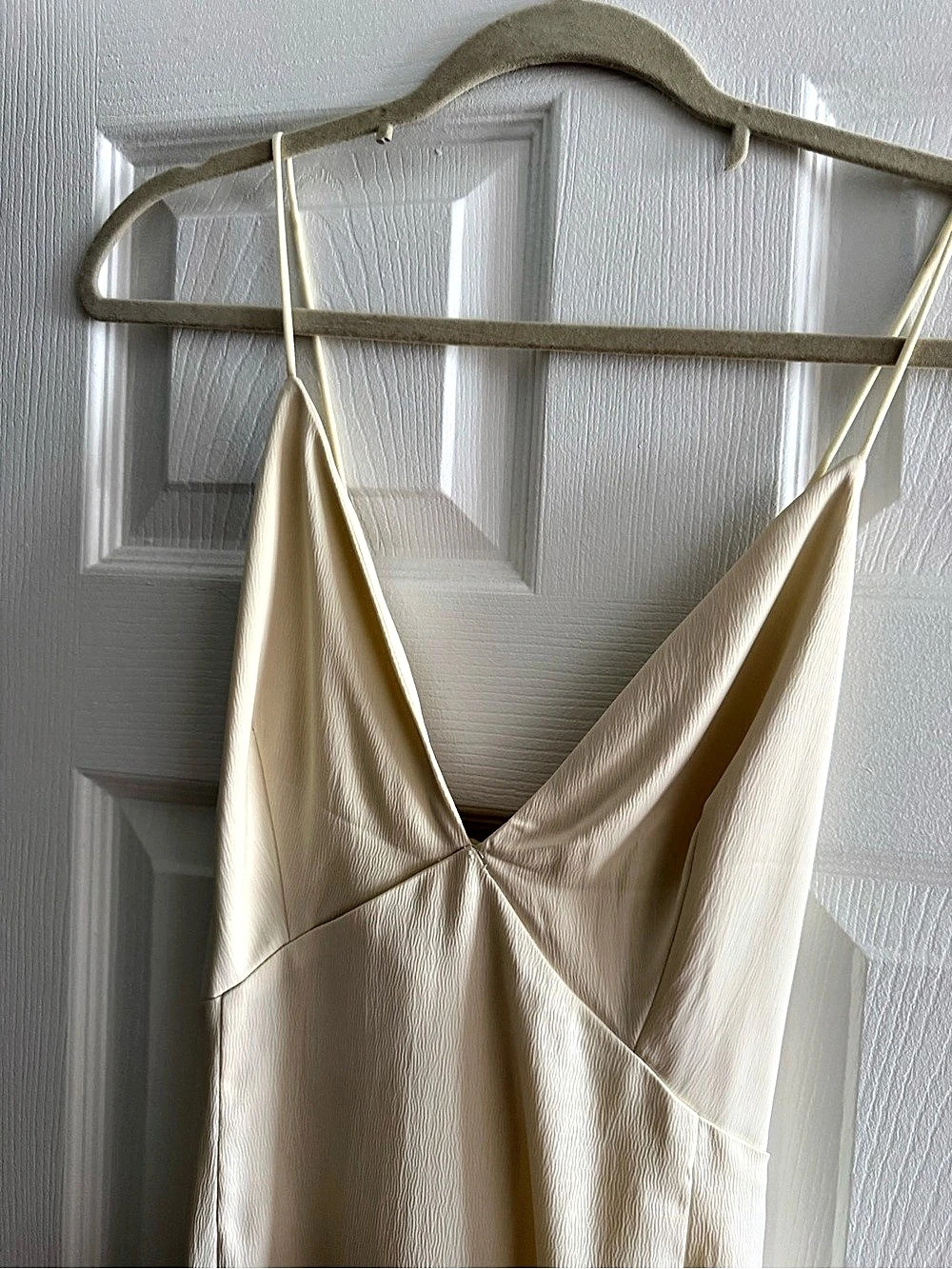 Nasty Gal Cream Maxi Dress US 10 Like New